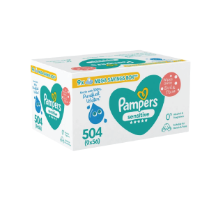 Pampers Baby Wipes Sensitive 9's - 9x56