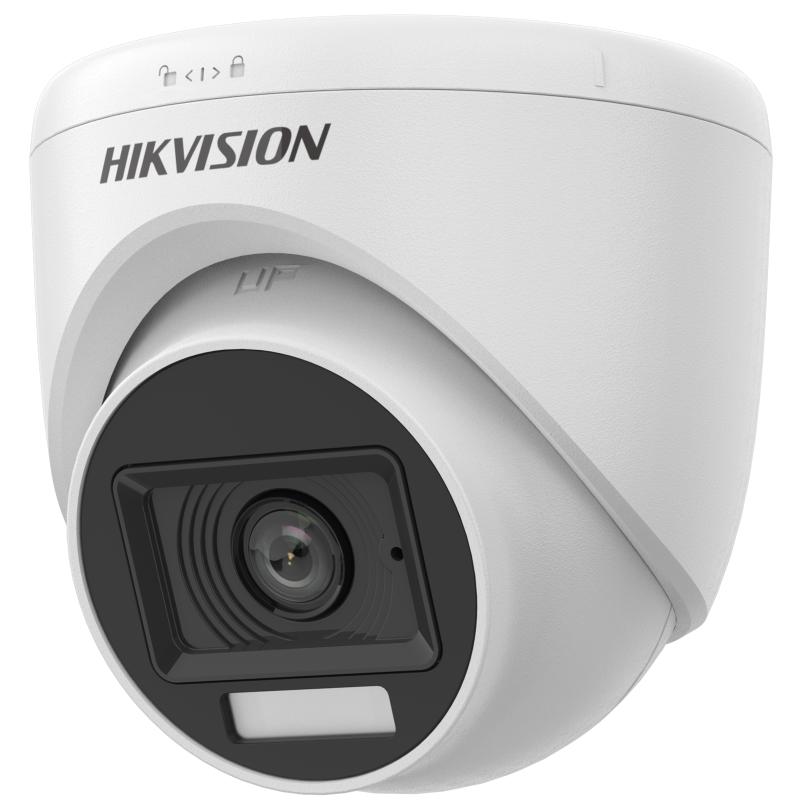 Hikvision DS-2CE76D0T-EXLPF 2MP Smart Hybrid Light Indoor Turret Camera, 2.8mm