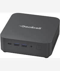 Decibell N3A Mini PC Intel Core i3-1215U, 8GB RAM, 256GB SSD, Windows 11 Pro