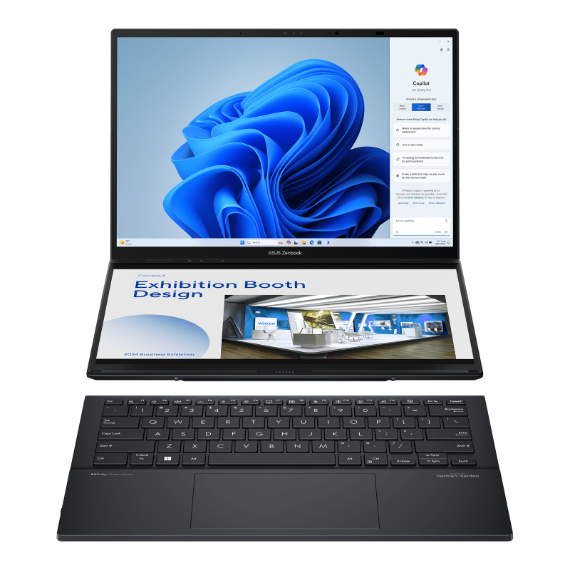 ASUS Zenbook DUO UX8406CA Intel Core Ultra 9 285H 16GB RAM 1TB SSD Dual 14" 3K OLED Windows 11 Home
