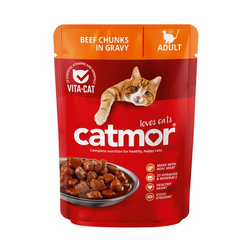 Catmor Adult Beef in Gravy36x 85g