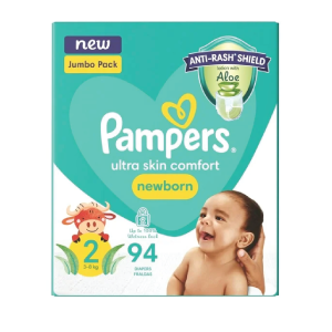 Pampers Active Jumbo Pack Diapers Mini (1 x 94's)