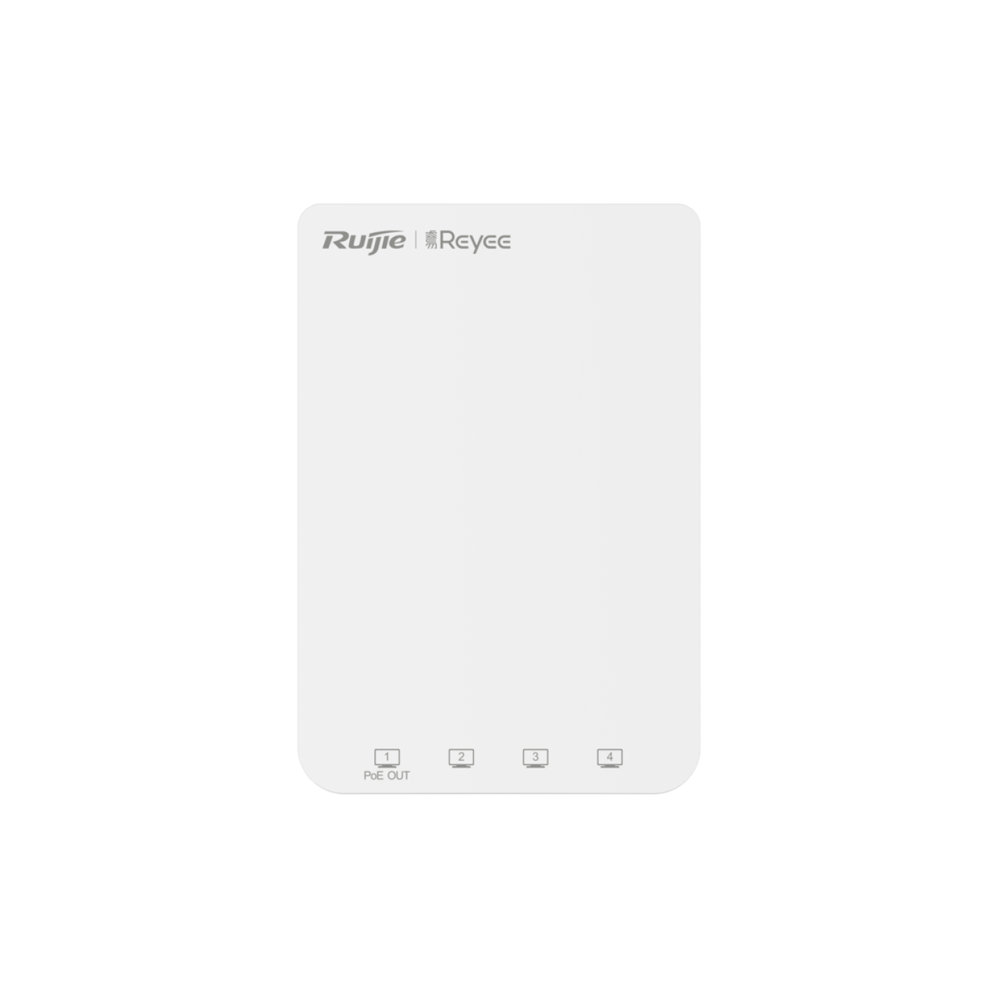 Reyee RG-RAP1200(P) Wi-Fi 5 AC1300 Wall Plate Access Point, 5x Gigabit Ports