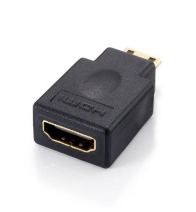 Equip Mini HDMI to HDMI Adapter, Male to Female, Black