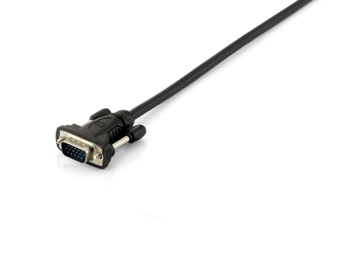 Equip DVI-A to VGA Cable, Male to Male, 1.8m, Black