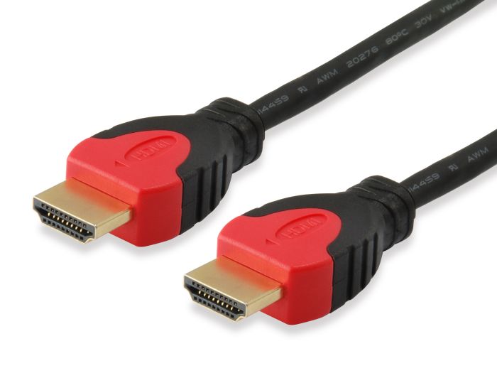 Equip HDMI 2.0 Cable, 4K 60Hz, 1m, Black and Red