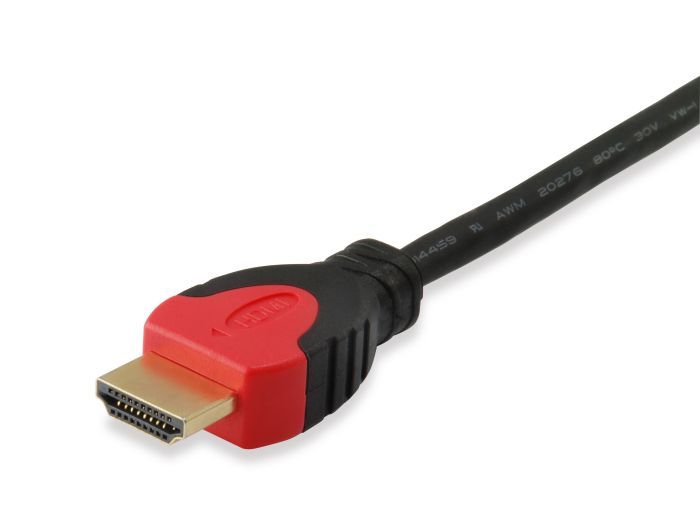 Equip HDMI 2.0 Cable, 4K 60Hz, 1m, Black and Red