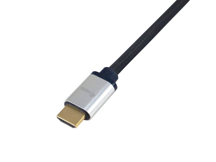 Equip HDMI 2.1 Ultra High Speed Cable, 8K 60Hz, 48Gbps, 1m, Black