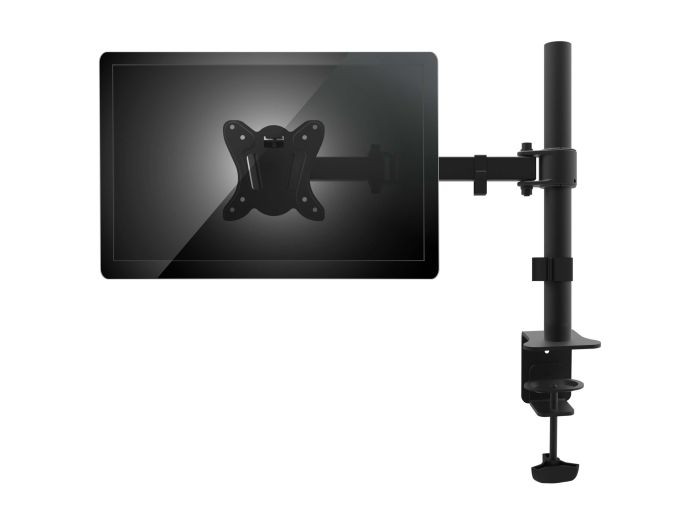Equip Articulating Monitor Desk Mount, 13 to 27 Inch, Black