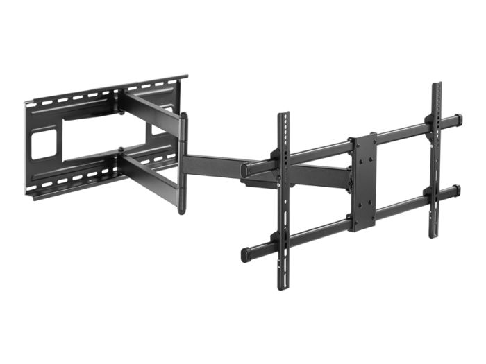 Equip Long Arm Full Motion TV Wall Mount, 43 to 80 Inch, 50kg, Black