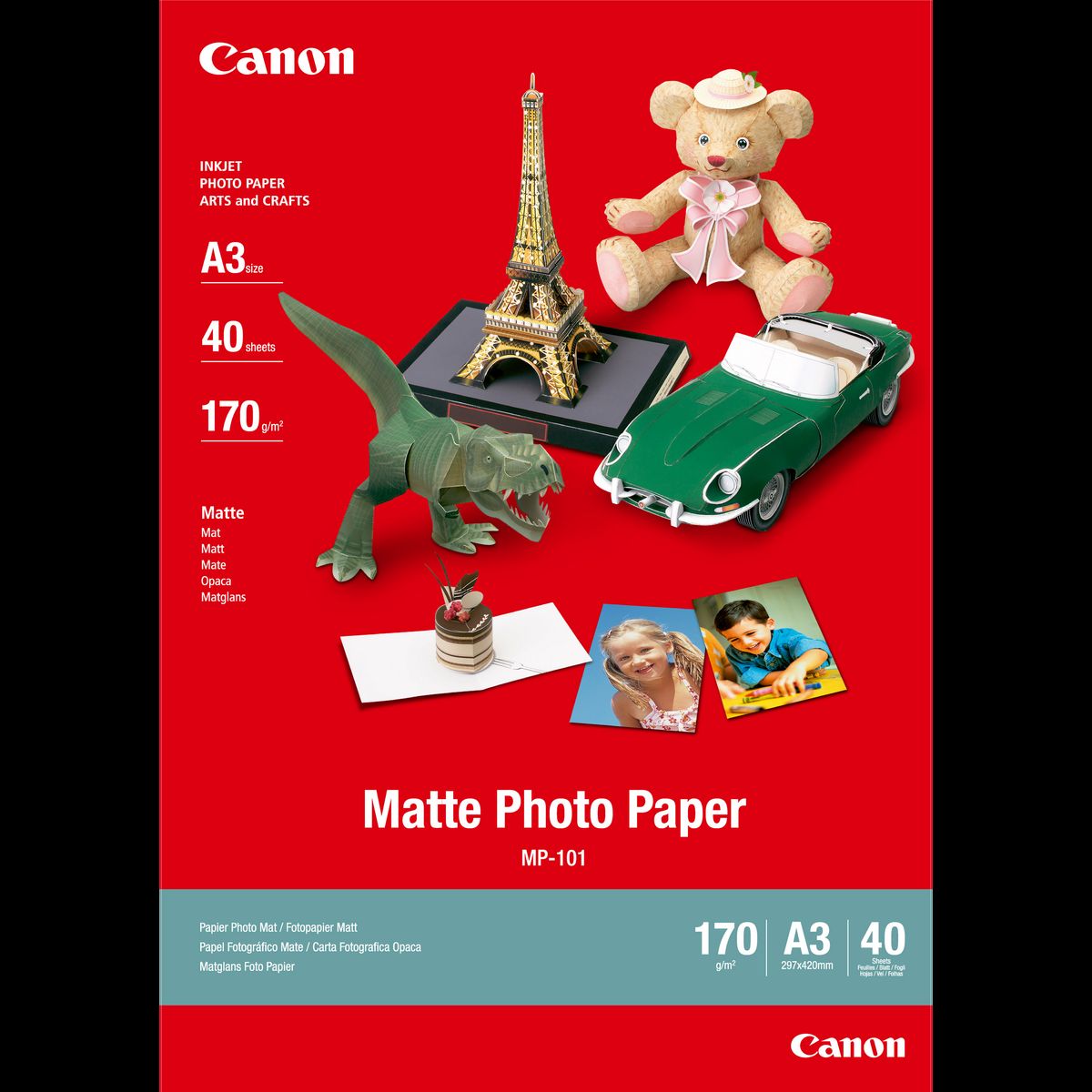 Canon MP-101 Matte Photo Paper A3, 40 Sheets