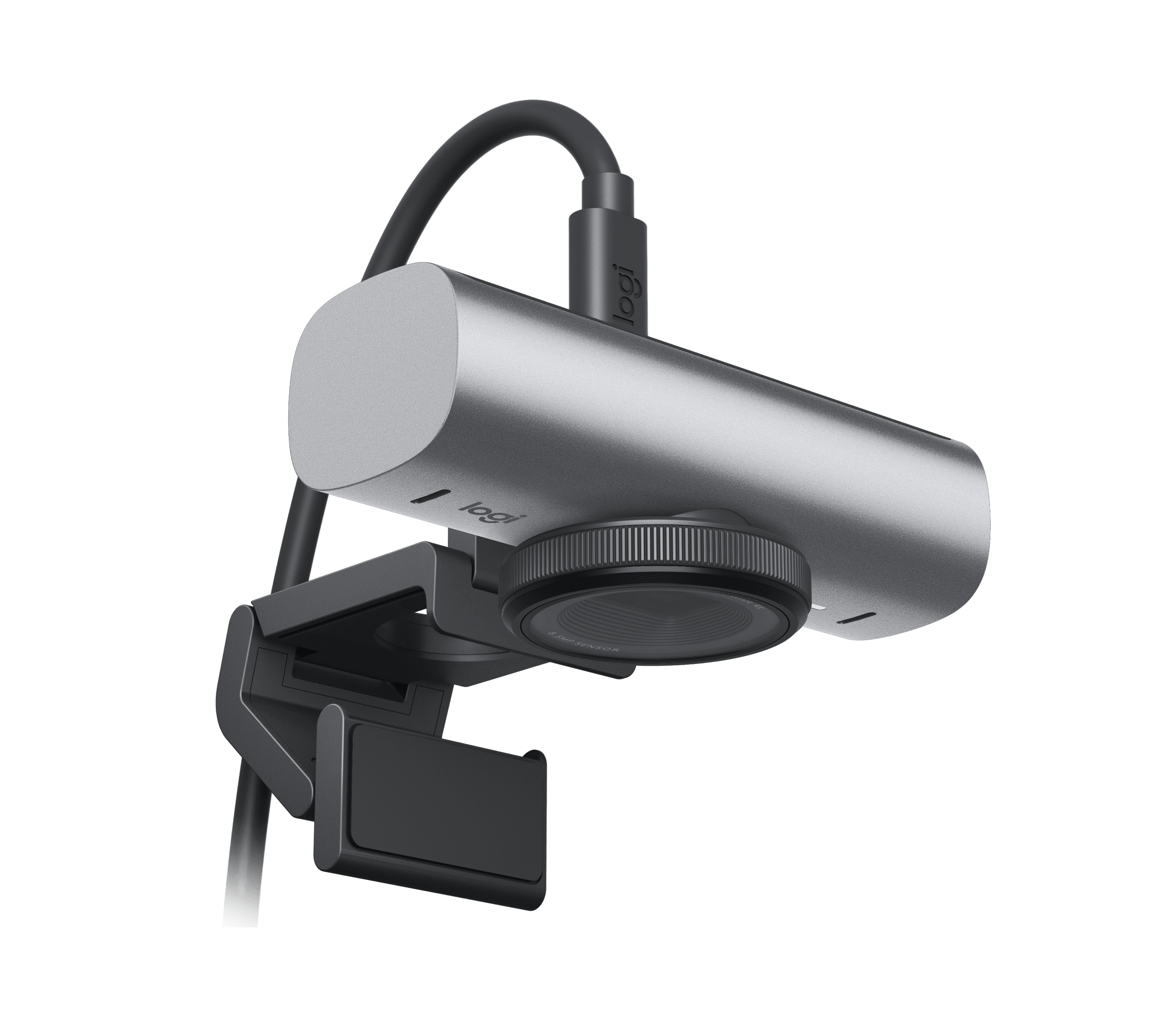 Logitech MX Brio 4K Ultra HD Webcam, USB-C, Graphite