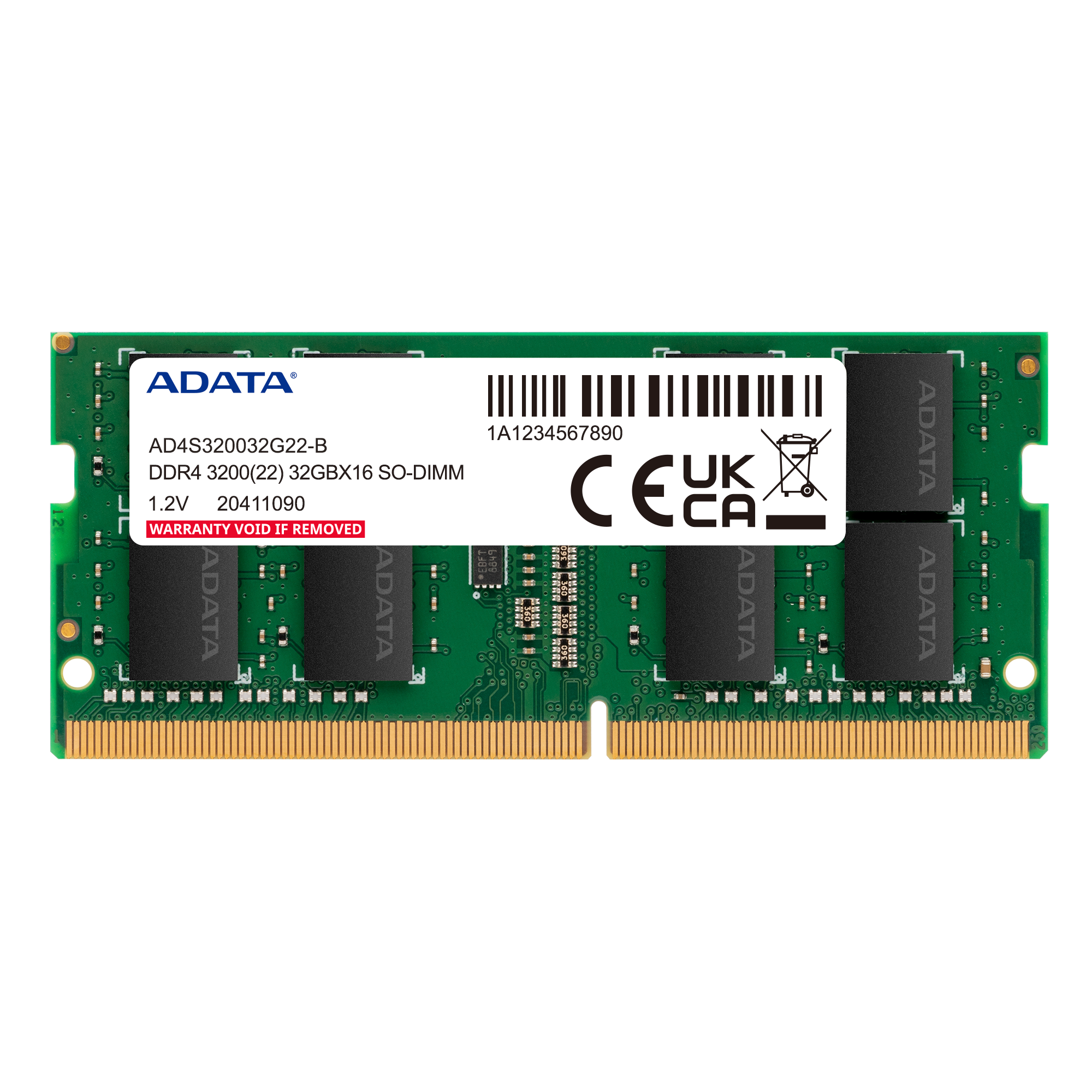 ADATA Premier 32GB DDR4 3200MHz SO-DIMM Laptop Memory