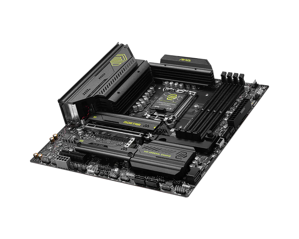 MSI MAG B860M Mortar WiFi Intel LGA1851 Micro-ATX Motherboard