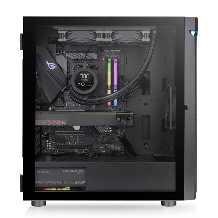 Thermaltake H590 TG ARGB Mid Tower E-ATX Case Black