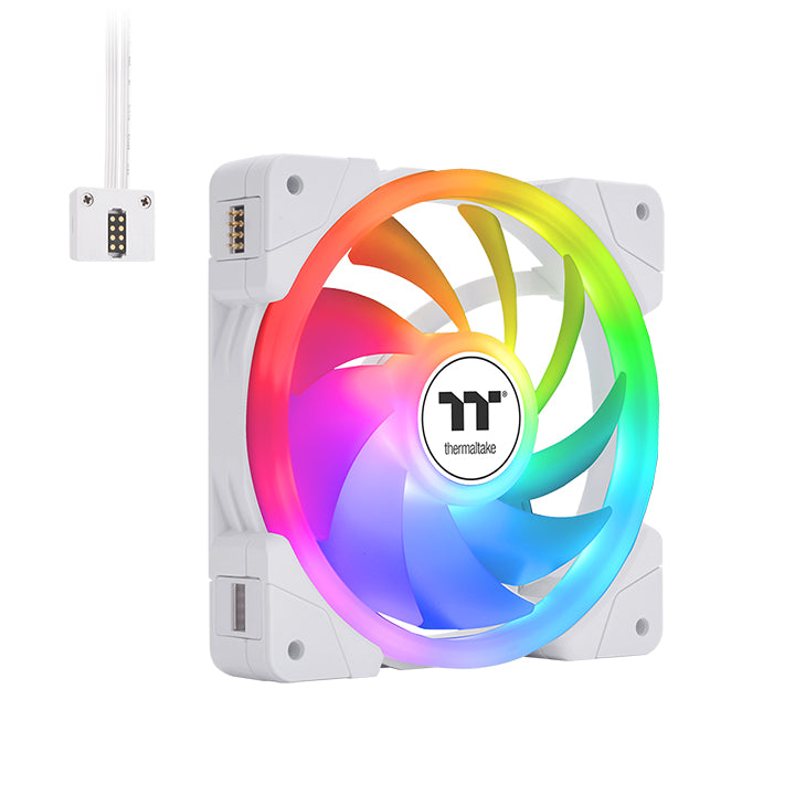 Thermaltake SWAFAN EX14 ARGB Sync 140mm Fan TT Premium Edition 3 Pack White