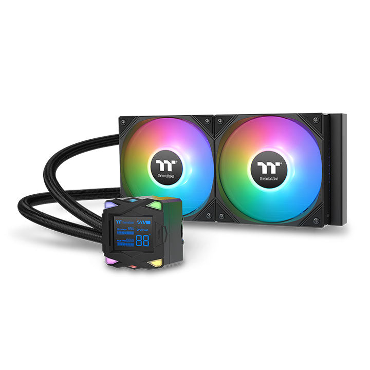 Thermaltake LA240-S ARGB Sync 240mm AIO Liquid Cooler with Segment LCD