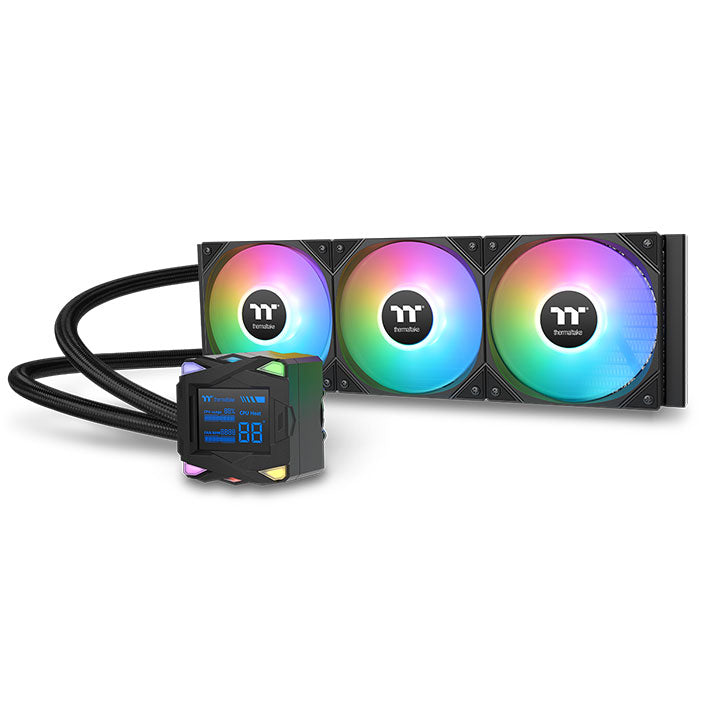 Thermaltake LA360-S ARGB Sync 360mm AIO Liquid Cooler with Segment LCD