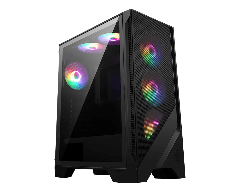 MSI MAG Forge 120A Airflow Mid-Tower ATX Case with 6 Auto-RGB Fans