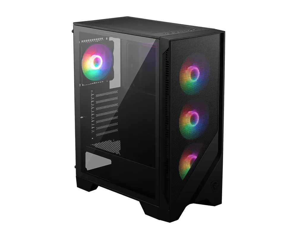 MSI MAG Forge 120A Airflow Mid-Tower ATX Case with 6 Auto-RGB Fans