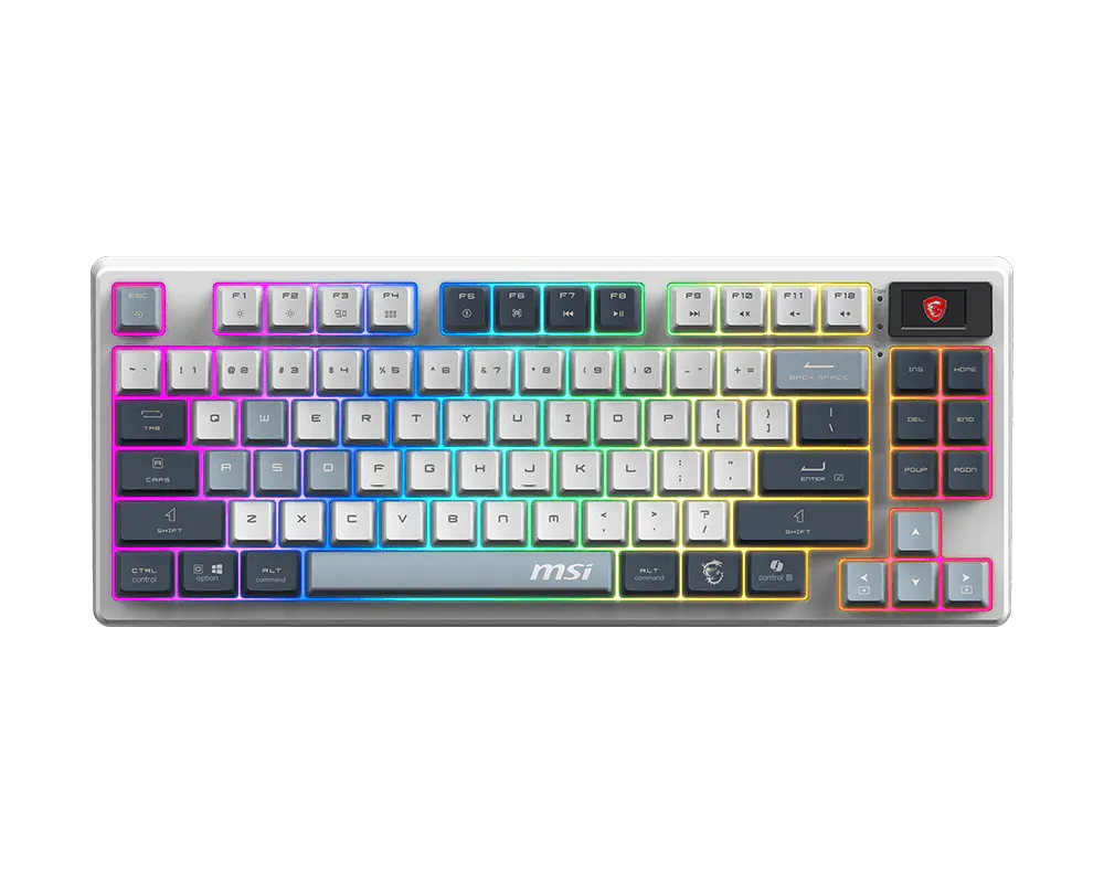 MSI Forge GK600 TKL Wireless Mechanical Gaming Keyboard Sky US Layout