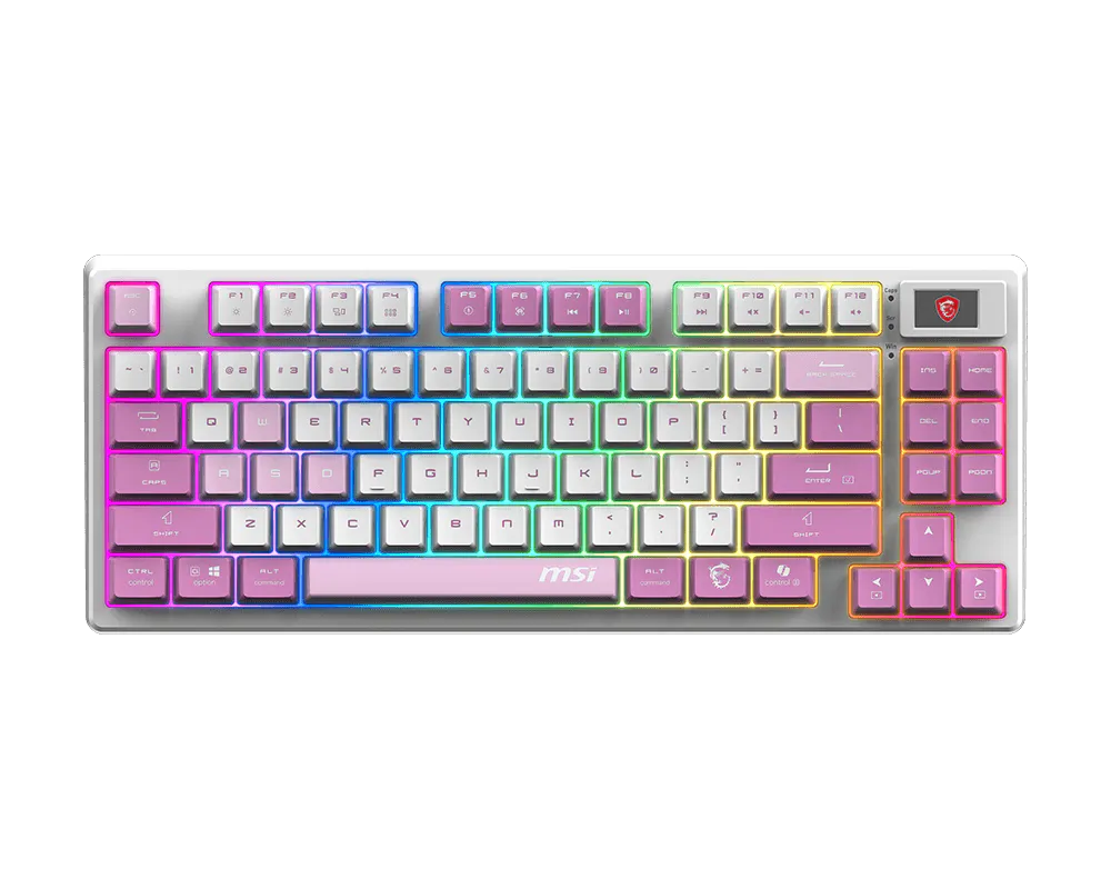 MSI Forge GK600 TKL Wireless Mechanical Gaming Keyboard Violet US Layout