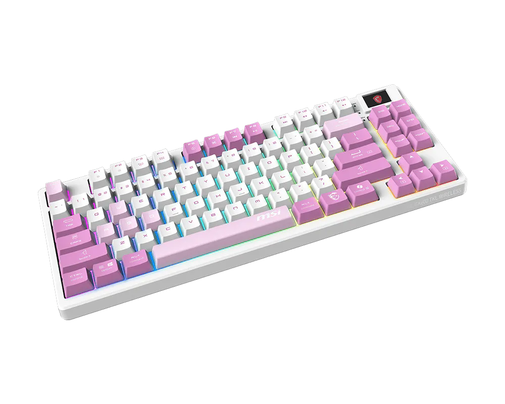 MSI Forge GK600 TKL Wireless Mechanical Gaming Keyboard Violet US Layout