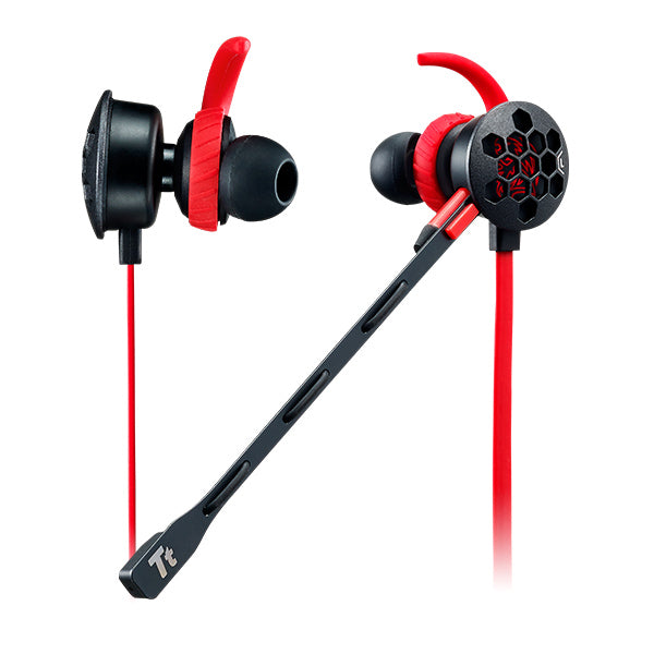 Thermaltake ISURUS Pro In-Ear Gaming Earphones 3.5mm Blazing Red
