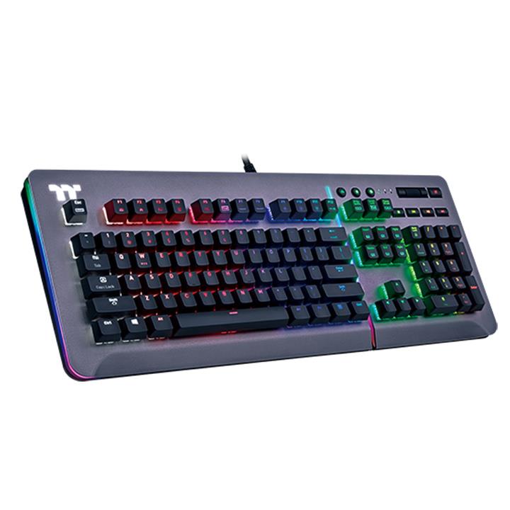 Thermaltake Level 20 RGB Titanium Mechanical Gaming Keyboard Cherry MX Speed Silver