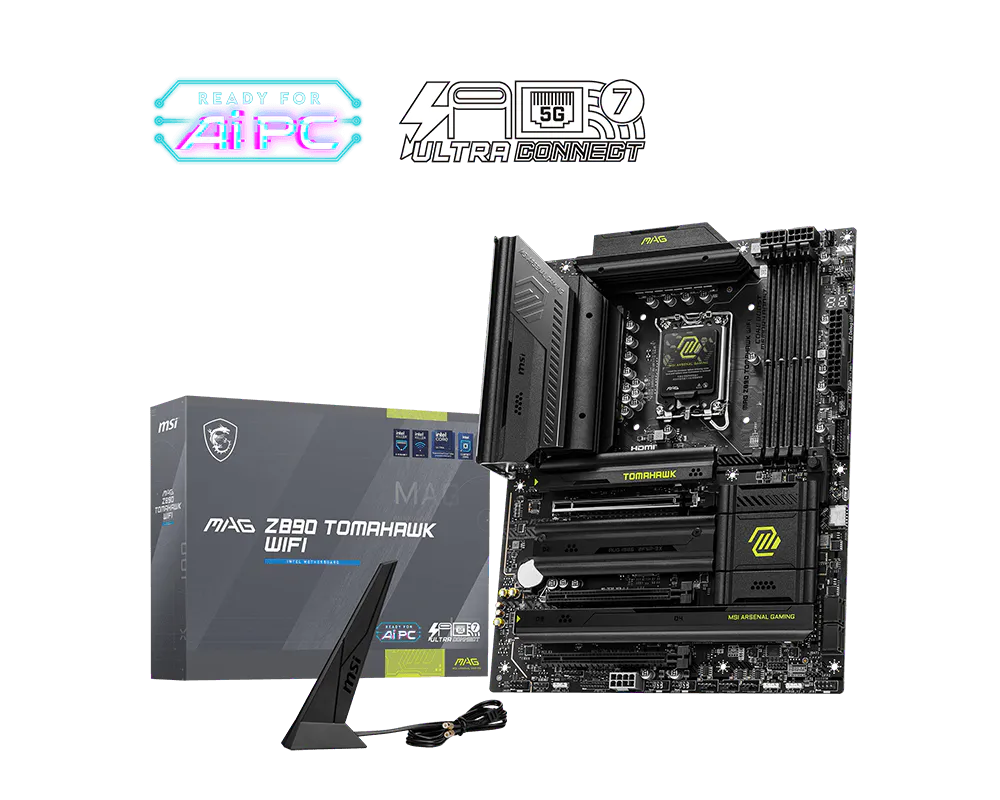 MSI MAG Z890 Tomahawk WiFi Intel LGA1851 ATX Motherboard