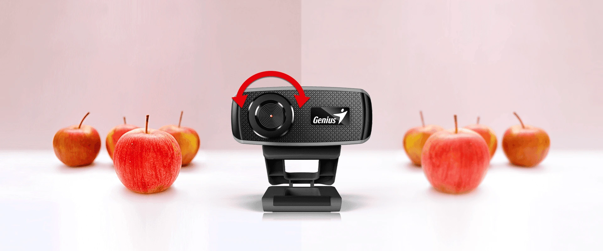 Genius FaceCam 1000X 720p HD USB Webcam with Microphone, Black