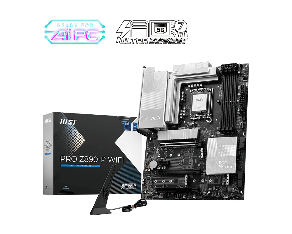 MSI PRO Z890-P WiFi Intel LGA1851 ATX Motherboard