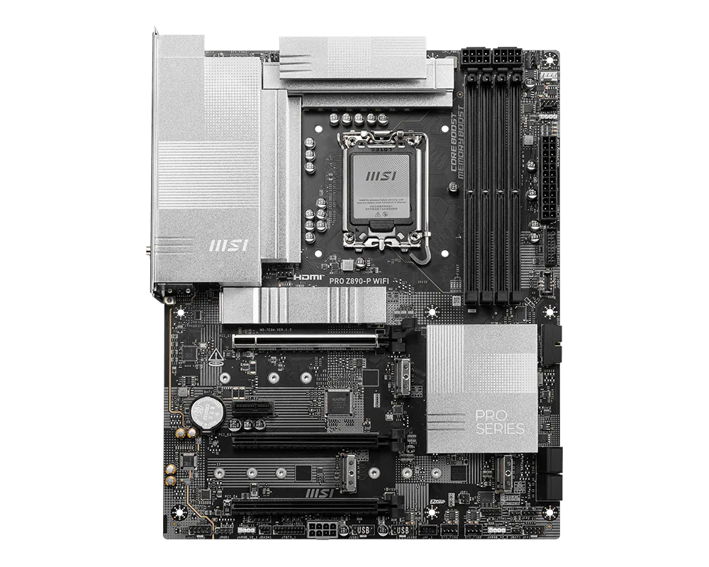 MSI PRO Z890-P WiFi Intel LGA1851 ATX Motherboard
