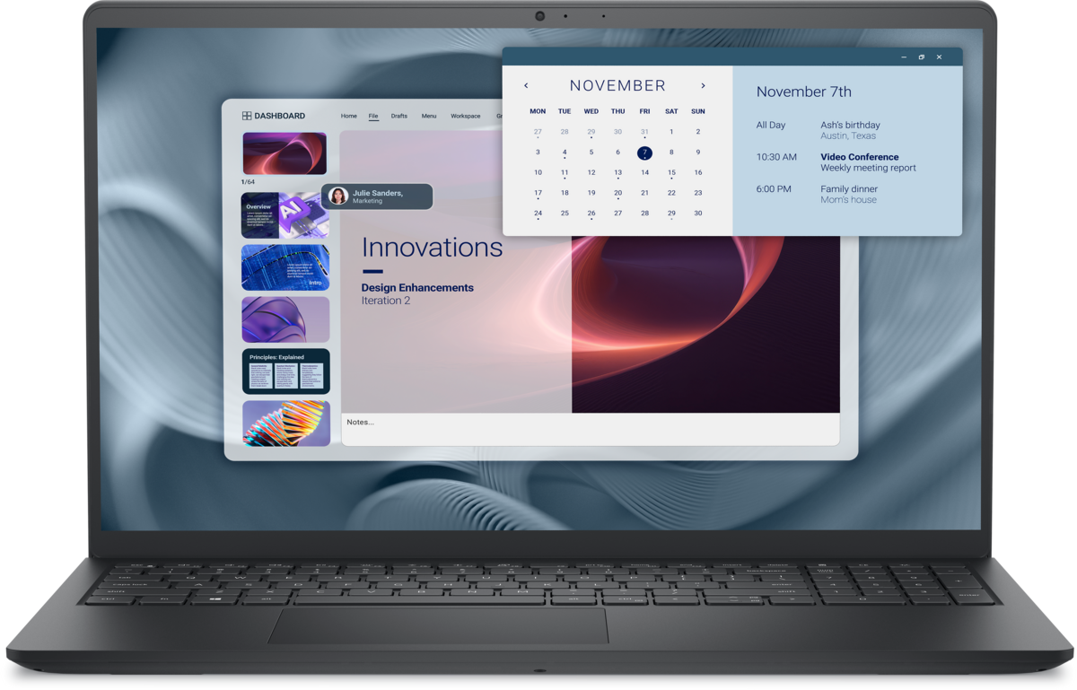 Dell Pro 15 Essential Laptop, Intel Core 3, 8GB, 512GB SSD, Windows 11 Home