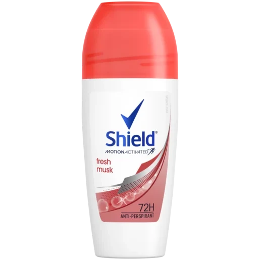 Shield Fresh Musk Deodorant Roll-on - For Women  50 ml, Pack of 6