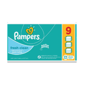 Pampers Megapack Wipes (9 x 64's)