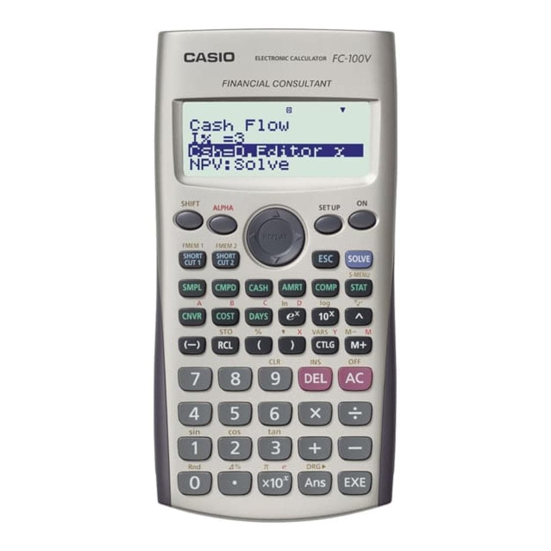 Casio FC-100V Financial Calculator