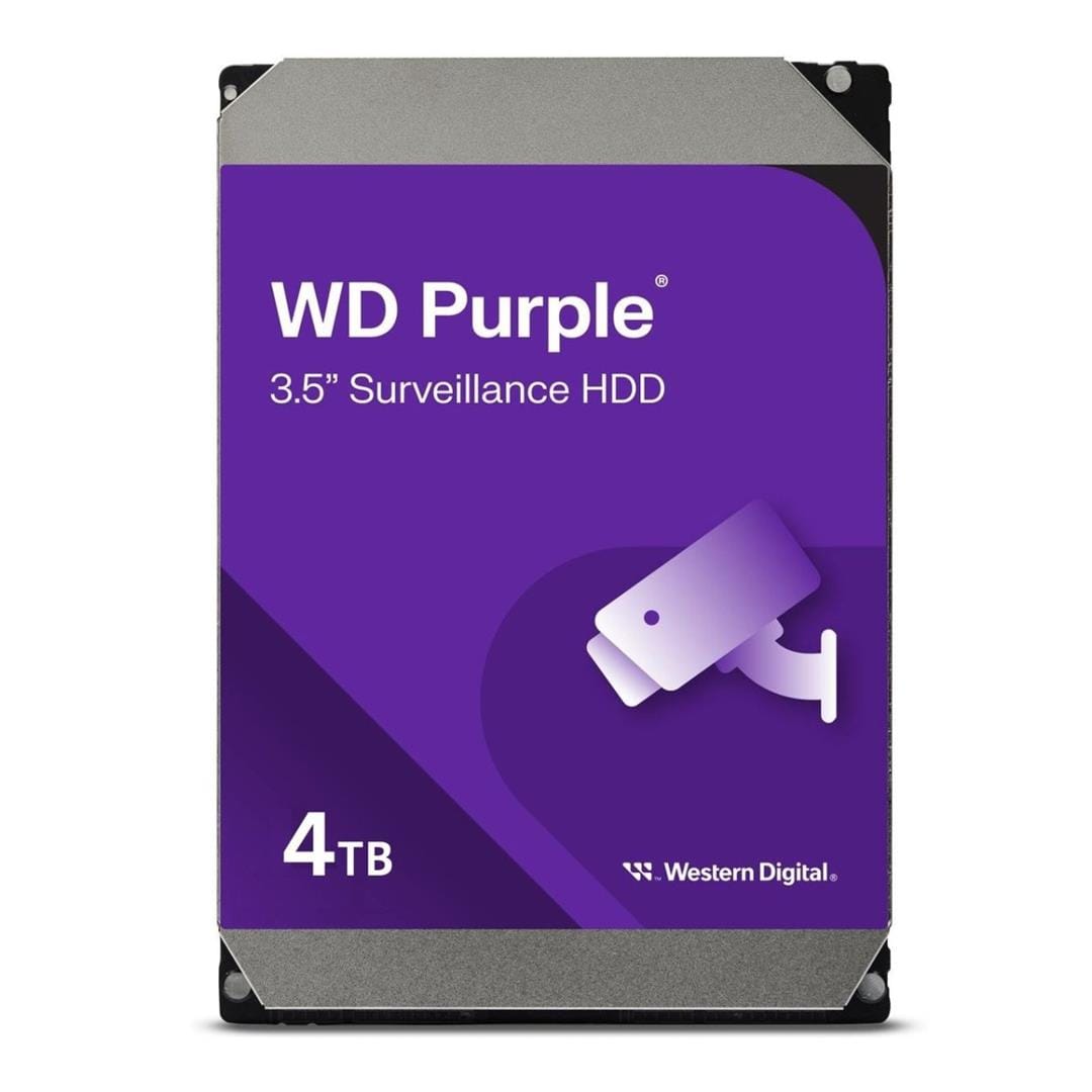WD Purple Surveillance 3.5-inch 4TB SATA Internal Hard Drive WD44PURZ