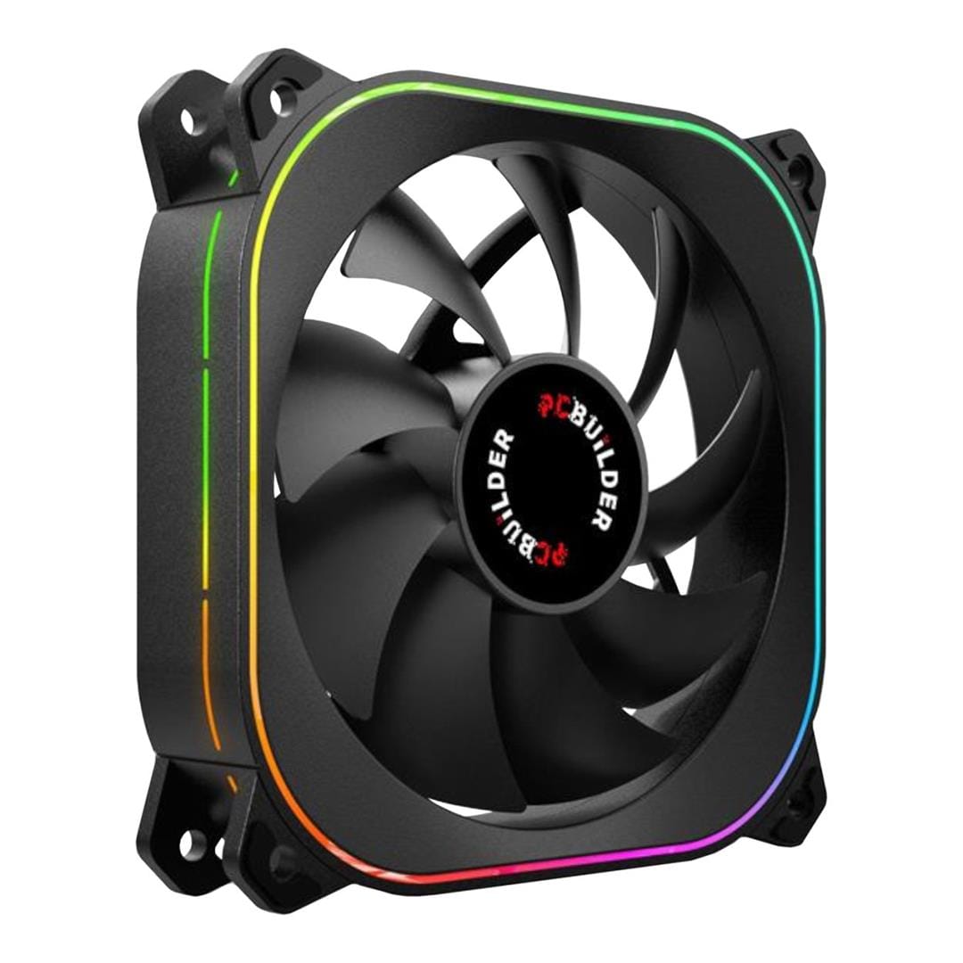 PCBuilder Tornado Chill 120mm ARGB Fan Black PCB-CF-TORNADO-120