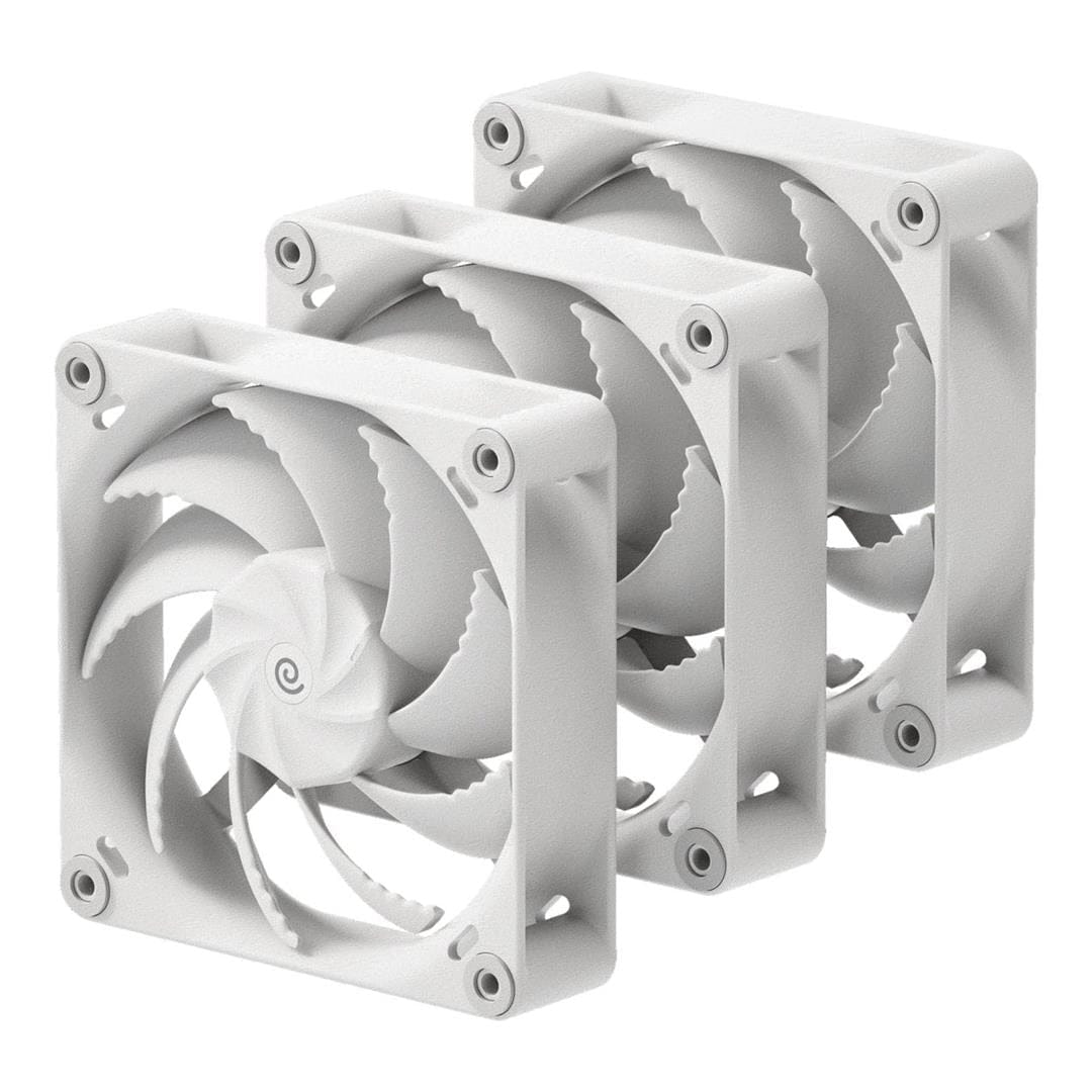 HAVN H12 120mm PWM Performance Case Fan White 3-pack HVN-FS-H1230-01(3-pack)